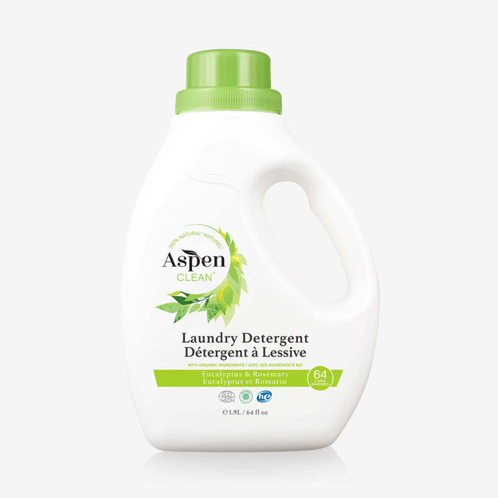 AspenClean Natural Laundry Detergent Eucalyptus and Rosemary 1.9L
