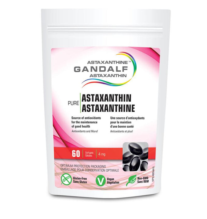 Flora Gandalf Pure Astaxanthin - An Antioxidant For the Maintenance Of Good Health  60 Softgels