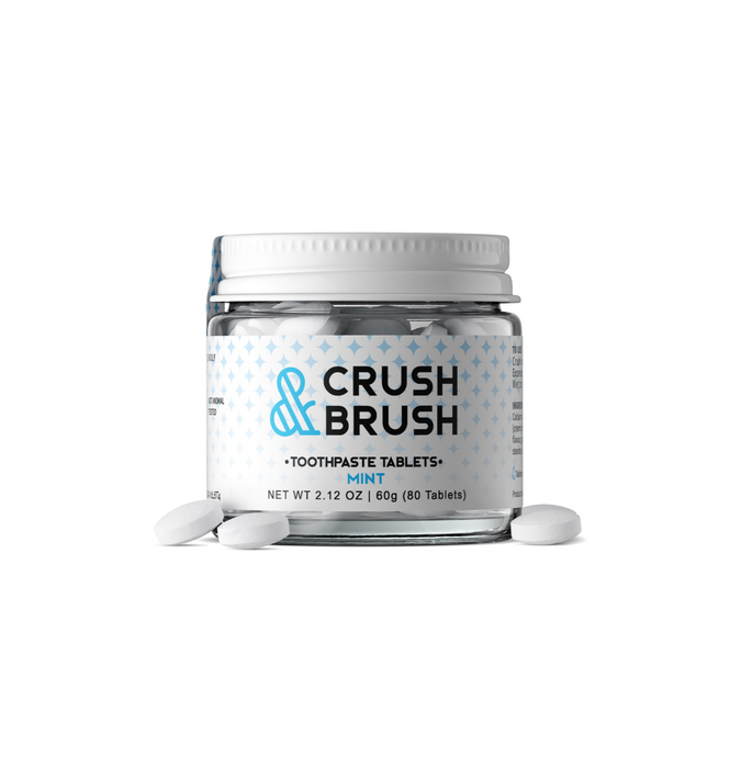 Crush & Brush Toothpaste Tablets (Mint) 60g
