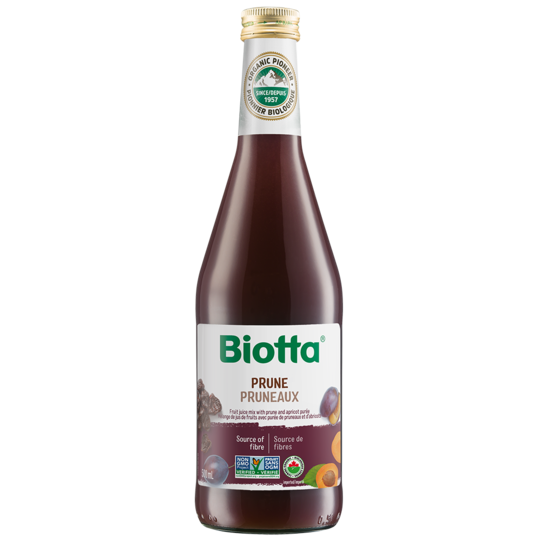 Biotta Prune Fruit Juice Mix - with Prune and Apricot Puree. 500ml