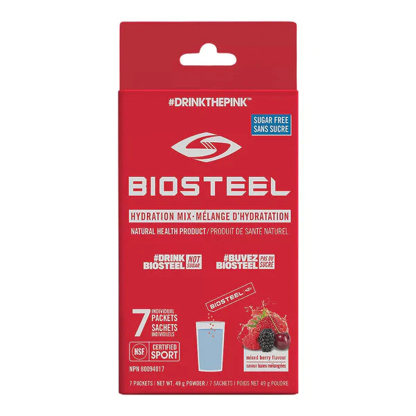 BioSteel Hydration Mix Mixed Berry Sachets - Sugar Free 7 x 7g sachets 7X7g sachets