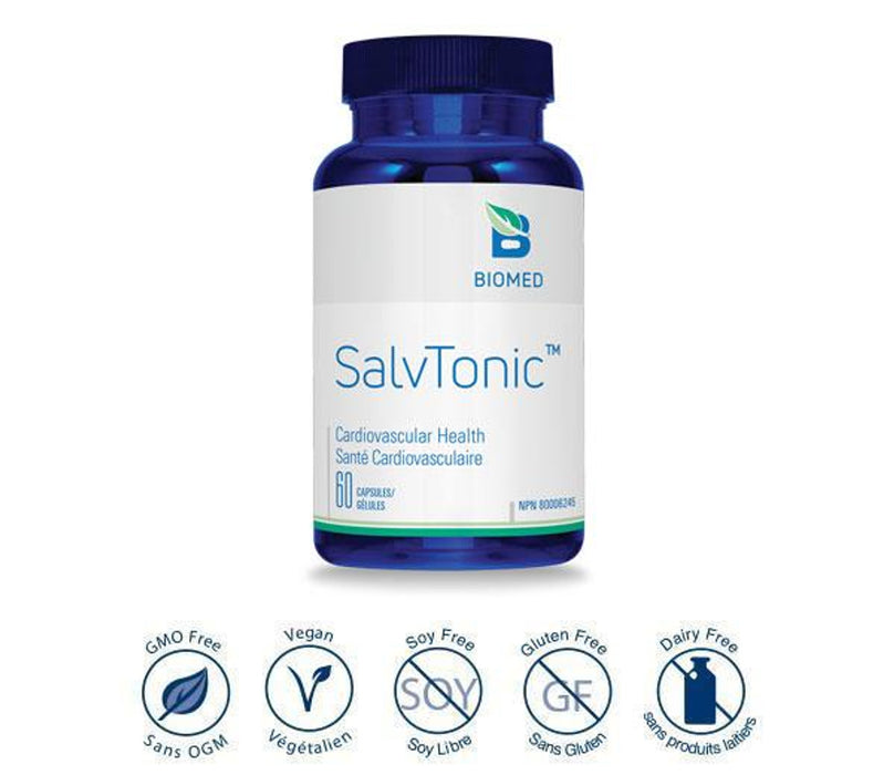 BioMed SalvTonic Cardivascular Health - Helps To Maintain and/or Support Cardiovascular Health. 60caps