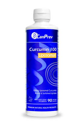CanPrev Curcumin 100 Liposomal Liquid Peach Flavour -  450ml