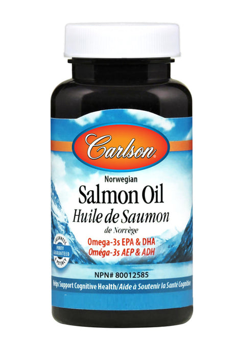 Carlson Norwegian Salmon Oil Softgels - Helps Support Cognitive Health 230 softgels