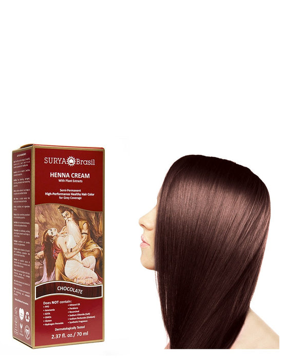 Surya Brasil Henna Hair Colour Cream (Chocolate) 70ml