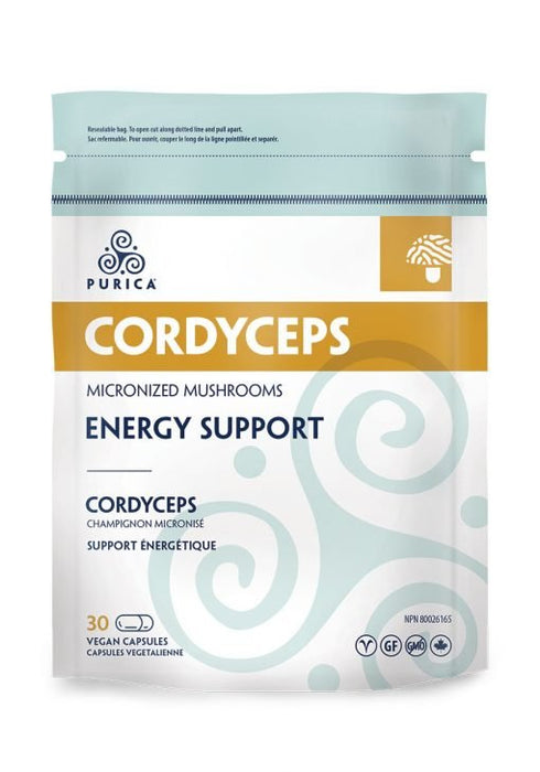 Purica Cordyceps Micronized Mushrooms Energy Support 30 vcaps
