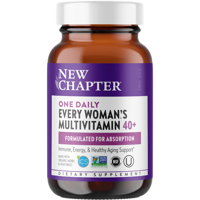 New Chapter Every Woman's One Daily Multivitamin 40+ - Formulated For Absorption. 72tablets