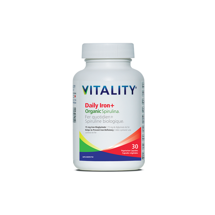 Vitality Daily Iron+Spirulina 30vegicaps