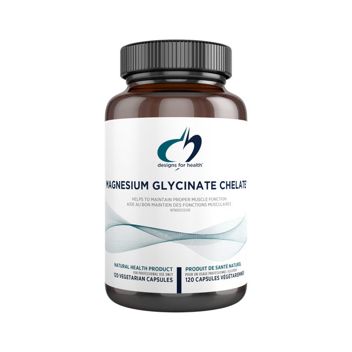 Designs for Health Magnesium Glycinate Chelate 120 VEGI CAPS