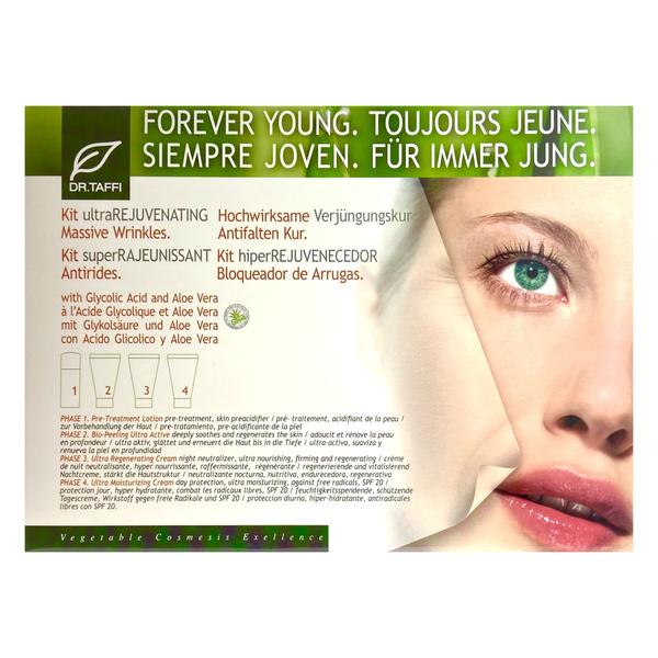 Dr. Taffi Ultra Rejuvenating for Massive Wrinkles 4 Piece Kit With Glycolic Acid And Aloe Vera