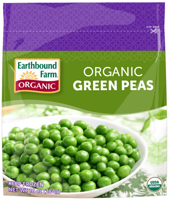 Earthbound Farm Organic Frozen Green Peas (Non-GMO) 350g