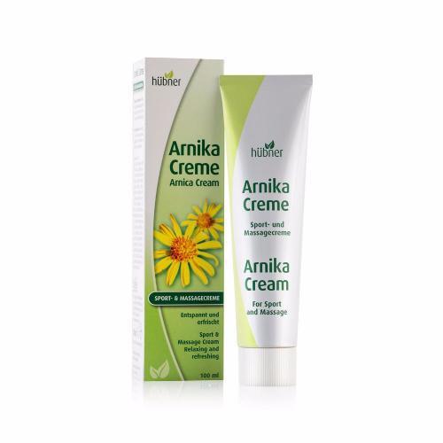 Hubner Arnica Cream - For Sports and Massage to Help Relieve Muscle and Joint Pain. 100ml