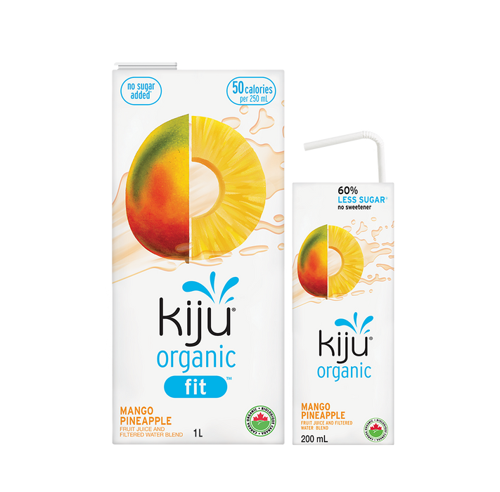 Kiju Organic Juices - Mango Pineapple 4x200ml