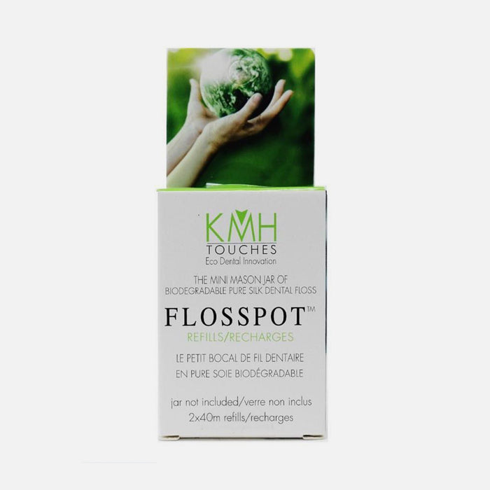 KMH Touches Pure Silk Dental Floss Refills 2x40m
