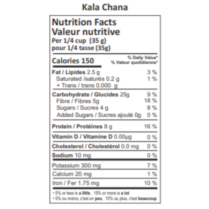 Green Valley Foods Bloom Organic Kala Chana Whole 908g