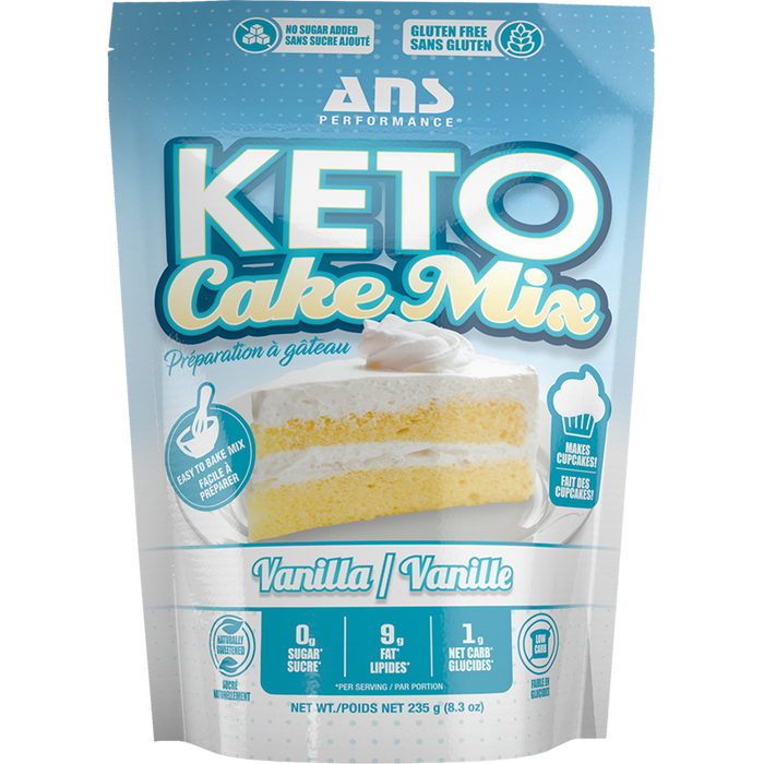 ANS Keto Vanilla Cake Mix - Gluten Free 235g