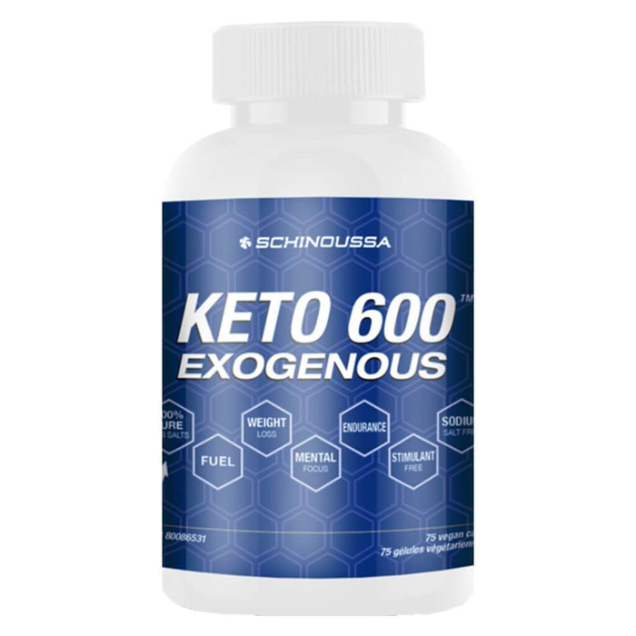 Schinoussa Keto 600 Exogenous 75 Vegecaps