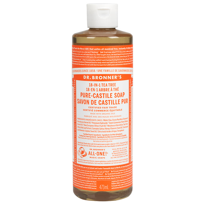 Dr. Bronner's 18-in-1 Pure Castile Soap 473ml