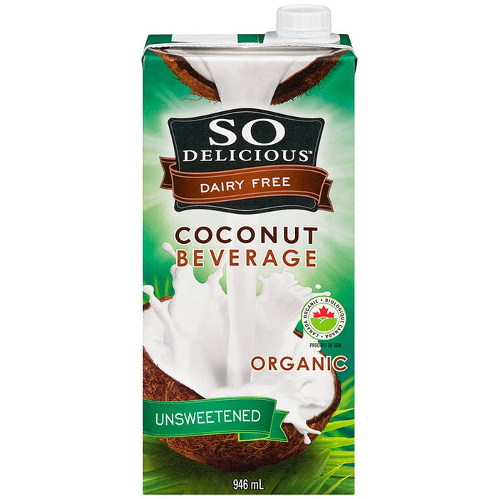 SO Delicious Dairy Free Coconut Beverage (Unsweetened) 946ml