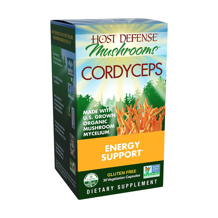 Host Defense Mushrooms Cordyceps Energy Support  120vegicaps