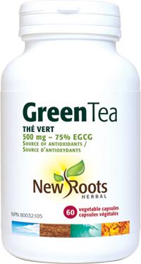 New Roots - Green Tea 500mg (75% EGCG) 60cap