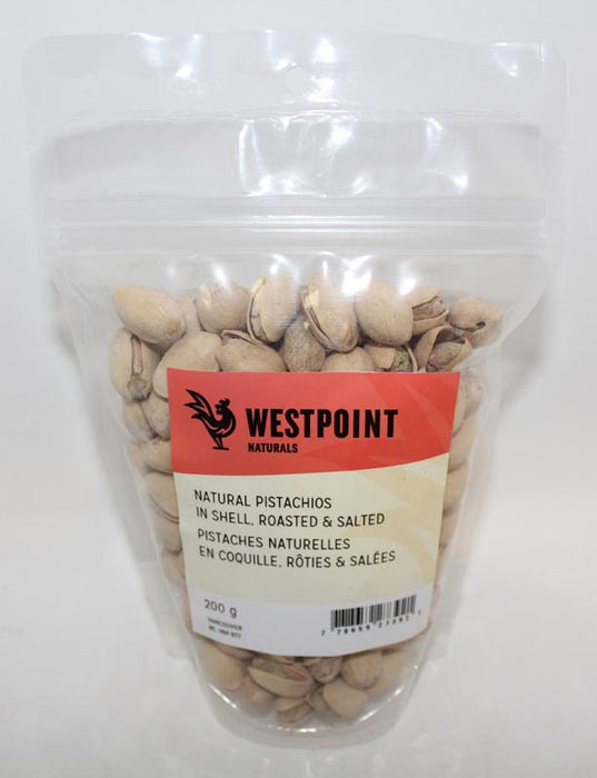 West Point Naturals Pistachio in Shell, Roasted & Salted 100g