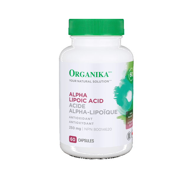 Organika Alpha Lipoic Acid Antioxidant 60 Capsules