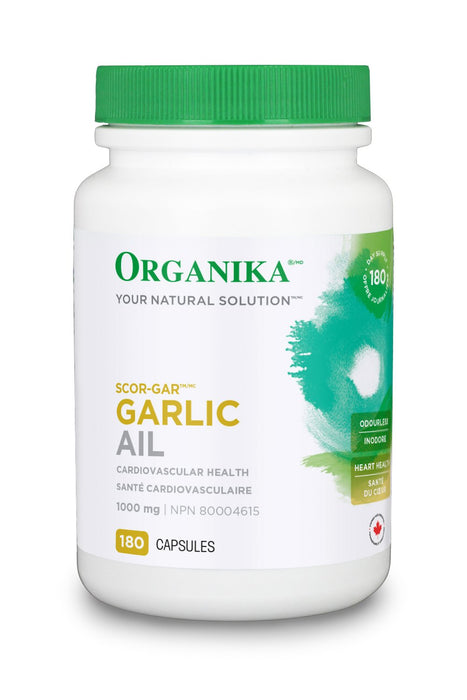 Organika Scor-Gar Garlic Ail 180 Capsules