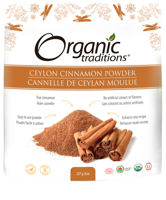 Organic Traditions Ceylon Cinnamon Powder Organic 227g