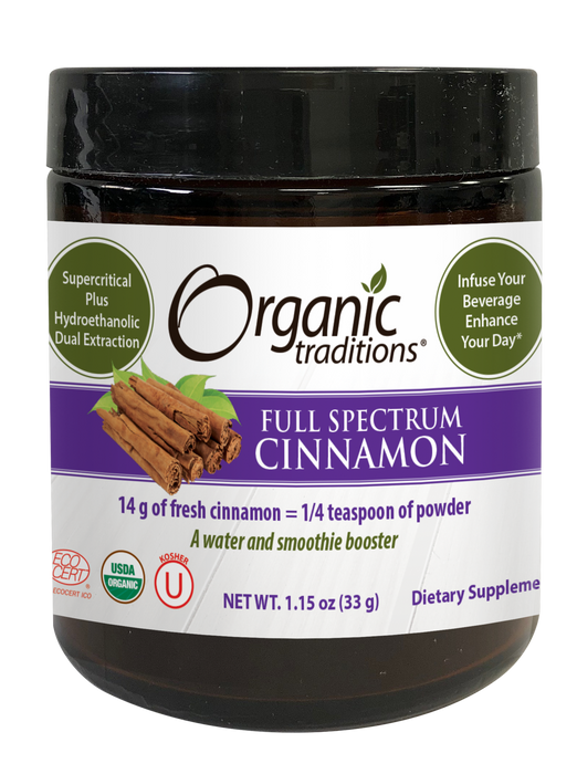 Organic Traditions Full Spectrum Cinnamon 33g