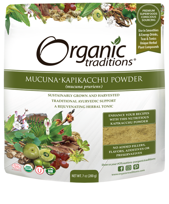 Organic Traditions Mucuna Kapikacchu Powder 200g