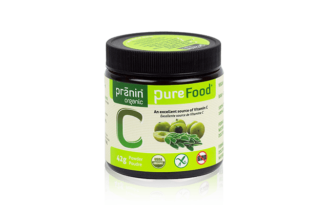 Pranin Organic - PureFood Vitamin C Powder 42gainc
