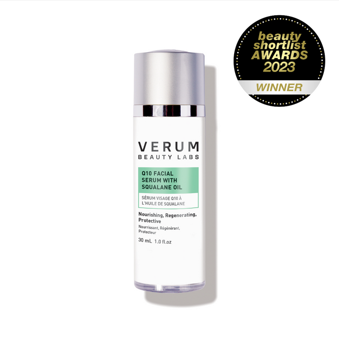 Verum Beauty Labs Q10 Facial Serum with Squalane Oil 30ml
