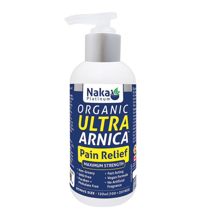 Naka Organic Ultra Arnica Pain Relief Maximum Strength 120ML