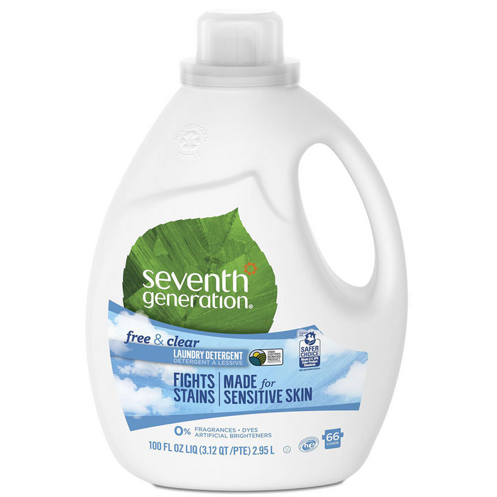 Seventh Generation Liquid Laundry Detergent - Free and Clear 2.95l