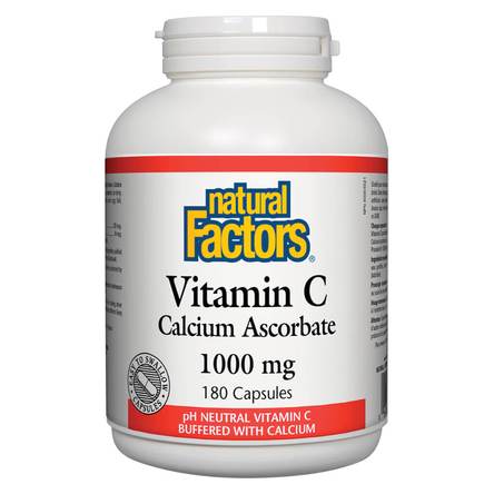 Natural Factors - Vitamin C with Calcium Absorbate 1000mg 250g