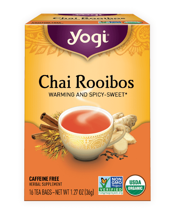 Chai Rooibos Yogi Herbal Teas - Organic 16 Tea Bags