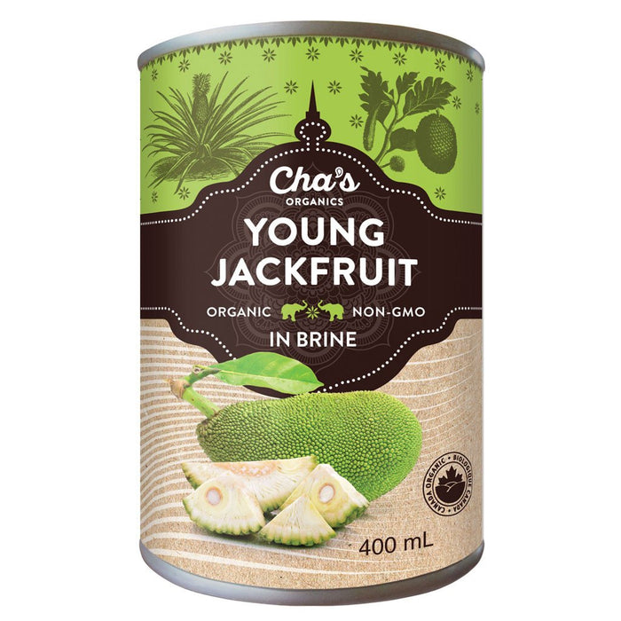 Cha's Organics Young Jackfruit In Brine 400ml