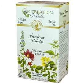 Juniper Berries Celebration Herbal Teas - Organic 24 Tea Bags