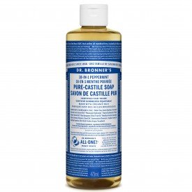 Dr. Bronner's 18-in-1 Pure-Castile Soap - Peppermint 472ml