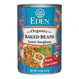 Eden Foods-Baked Beans W/Sweet Sorghum, Organic 398ml