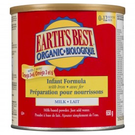 Earth's Best Organic Infant Formula 595 g