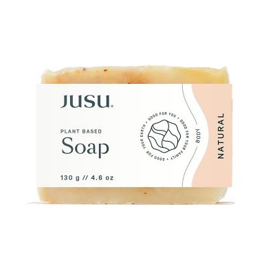 Jusu Plant Based Bar Soap Unscented 130g