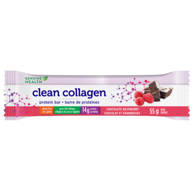 Genuine Health Clean Collagen Protein Bar - Chocolate Raspberry 55g