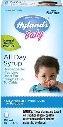 Hyland's Baby All Day Syrup Homeopathic Medicine 4oz