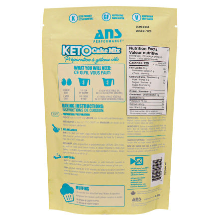 ANS Keto Banana Nut Mix - Gluten Free 261g