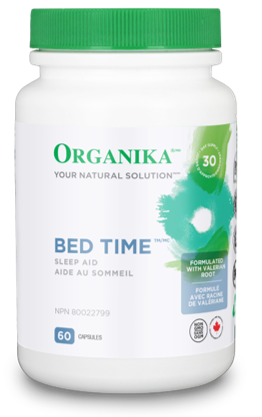 Organika Bed Time Sleep Aid - Helps to Promote Sleep/Used as a Sleep Aid. 60caps