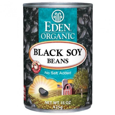 Eden Foods-Black Soy Beans, Organic 398ml