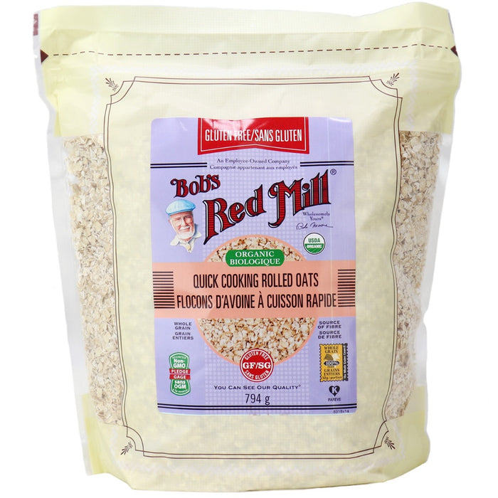 Bob's Red Mill Organic Quick Cooking Rolled Oats 794g