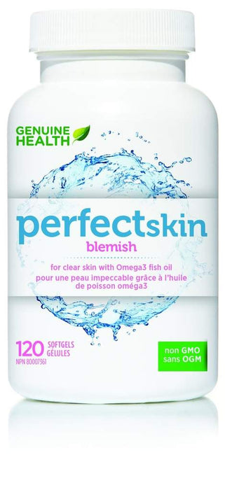 Genuine Health Perfect Skin Blemish 120 SoftGels